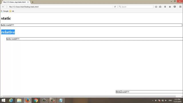 How To Set Fixed Position In Css