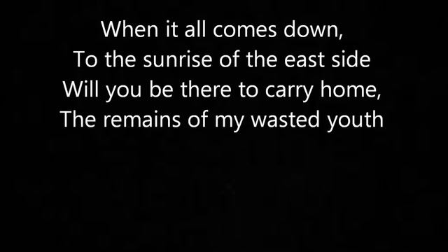 All Time Low- Coffee Shop Soundtrack Lyrics