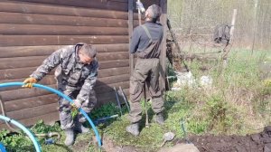 Абиссинская скважина своими руками. Процесс бурения.  Три тонны это мало?