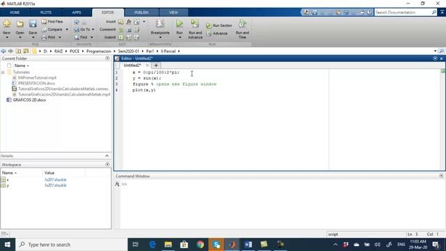 TutorialGraficacion2DFuncionPlotMatlabVideo смотреть онлайн