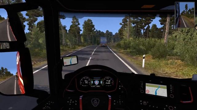 ETS2 1.32 Promods 2.31 + Other map. Partially invisible AI traffic. смотреть онлайн