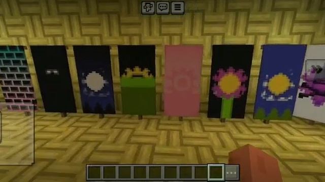 моя коллекция флагов в Майнкрафте (все сделала сама) смотреть онлайн