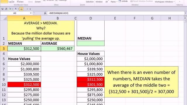 Slaying Excel Dragons Book #32: 3 Types Of Averages AVERAGE, MEDIAN, MODE, COUNTIF Functions смотреть онлайн