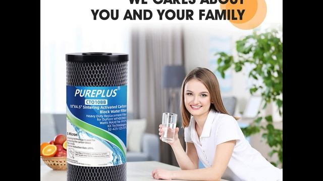 5 Micron 10"" x 4.5"" Whole House Water Filter Replacement Cartridge for Dupont WFHDC8001, GE FXHTC смотреть онлайн