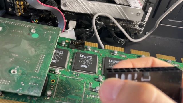 Переходник PCIe на PCI 32bit. Подключение старой звуковой карты PCI. How connect old sound card PCI смотреть онлайн