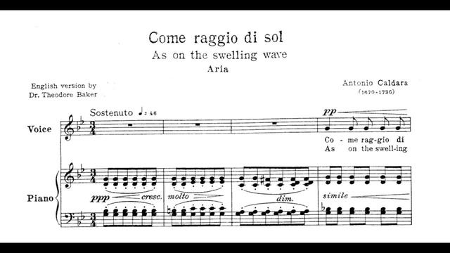 "Как солнца ясный луч..." (Come raggio di sol) — А. Кальдара | Исполняет Андрей Киселев смотреть онлайн