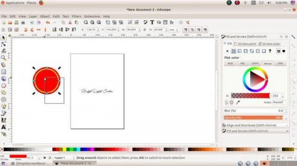 INKSCAPE TUTORIAL: CREATE A VECTOR SIGNATURE LOGO