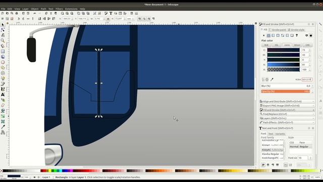 Speed Art Inkscape: Tourist bus смотреть онлайн