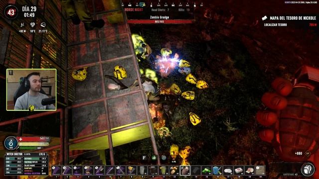 UNA HORDA, 2000 BALAS 🧟♀️🧟♂️🧨🧟♀️🧟♂️ - 7DtD Witch Doctor Rebirth #31 | Gameplay Español смотреть онлайн