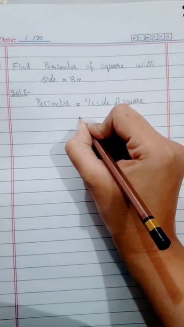Find perimeter of a square. #perimeterofasquare #howtofindperimeterofsquare смотреть онлайн