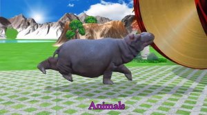 10 Zombie Lion Tigers vs Cow Cartoon Rescue Saved By Woolly Mammoth Elephant Giant Animal Fights