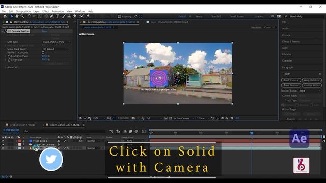 Track Camera | After Effects Tutorial | English Version смотреть онлайн