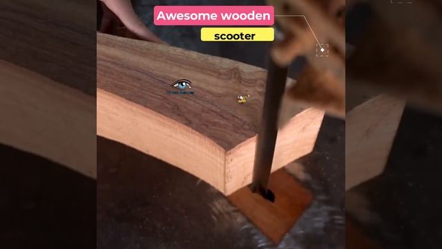 A wonderful wooden scooter is made for the poor girl. #socialexperiment смотреть онлайн