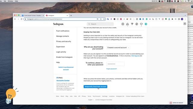 How to delete Instagram account on PC and Mac in 2022 смотреть онлайн