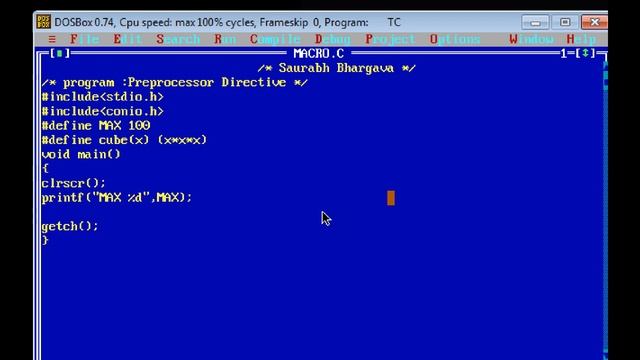 C Programming Tutorial :- Macro in C (Program) | |#define in c by Saurabh Bhargava смотреть онлайн