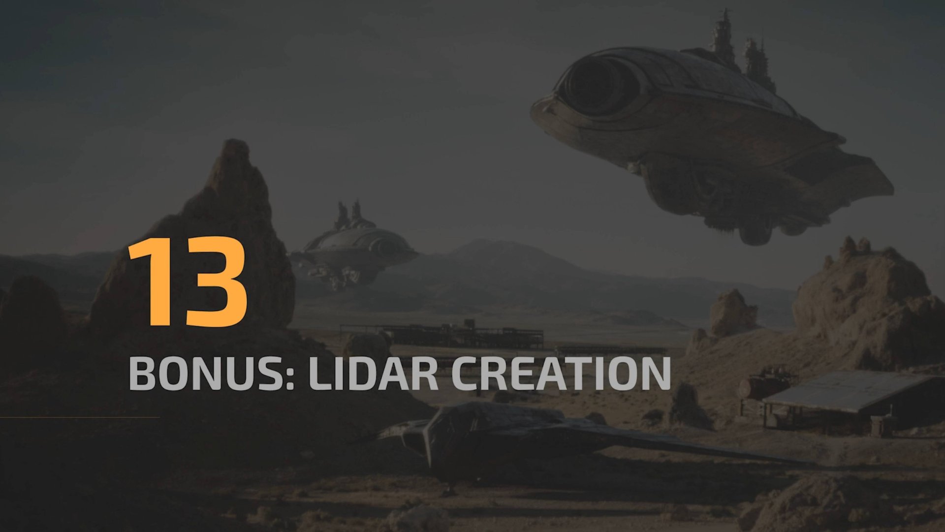 week 07 - 13 - Bonus - lidar scan - Cinematic Lighting in Houdini смотреть онлайн