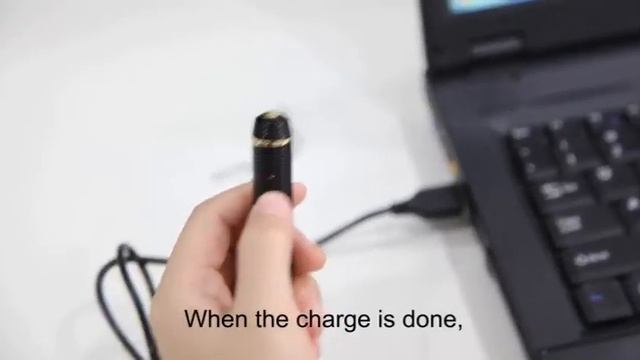 3.To Charge and Connect to PC - Minicute 720P Camera Spy Pen, Recording Picture and Video смотреть онлайн
