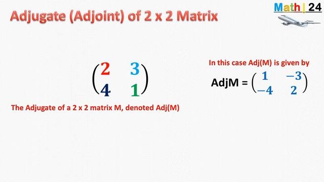 Adjugate (Adjoint) of 2x2 Matrix смотреть онлайн
