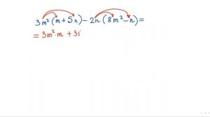 умножение одночлена на многочлен 7 класс, урок 1
