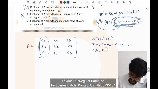 IISC Bangalore Mathematics I-PhD Entrance | Linear Algebra Question | Solution | By Sudip Kumar PMA смотреть онлайн