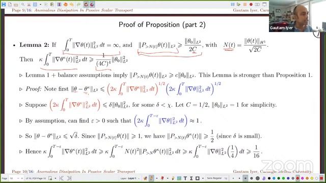 V Workshop on Fluids and PDE - September 21th, 2021 - Gautam Iyer смотреть онлайн