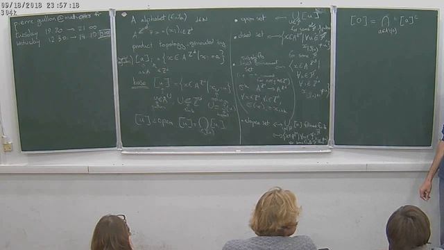 P. Guillon, Symbolic Dynamics, lecture 2 смотреть онлайн