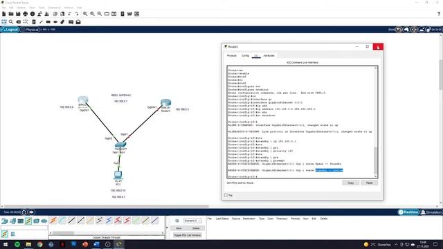 Cisco Packet Tracer - HSRP Protocol (redundantní gateway) - CZ tutoriál смотреть онлайн