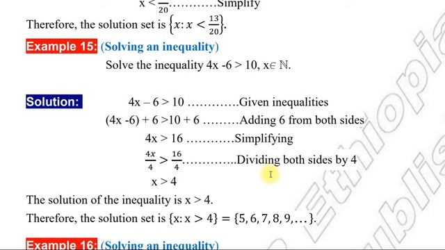 Mathematics grade 8 unit 3 /linear equation and inequalities/የ8ኛ ክፍል ሒሳብ ምዕራፍ 3 смотреть онлайн