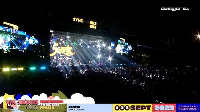 Soneta x Dipha Barus LIVE @ Synchronize Fest 2023 смотреть онлайн