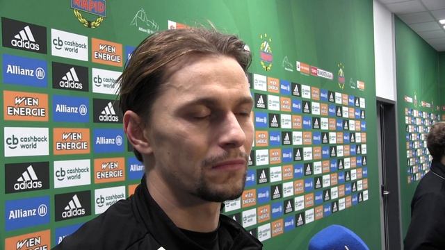 Stefan Hierländer (Sturm Graz) nach dem Spiel Rapid Wien gegen Sturm Graz смотреть онлайн