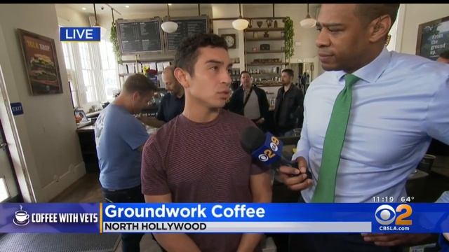 DeMarco Morgan, Suzanne Marques Host Free Coffee Event With Veterans смотреть онлайн