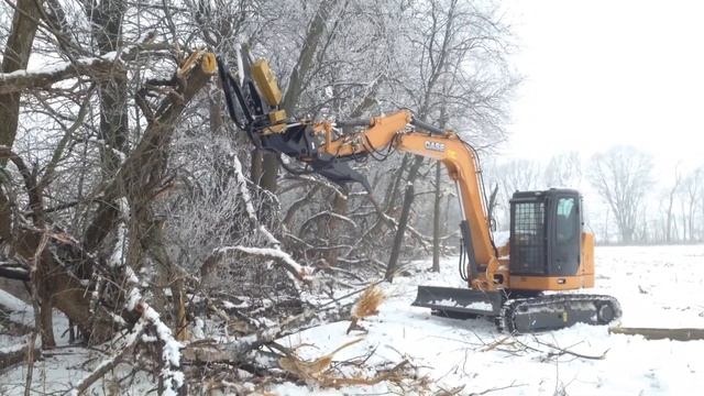 Case CX80 Timberline Tree Shear смотреть онлайн