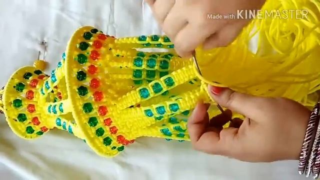 Easy Tutorial of Macrame Big Jhumar/Chandelier At Home... смотреть онлайн