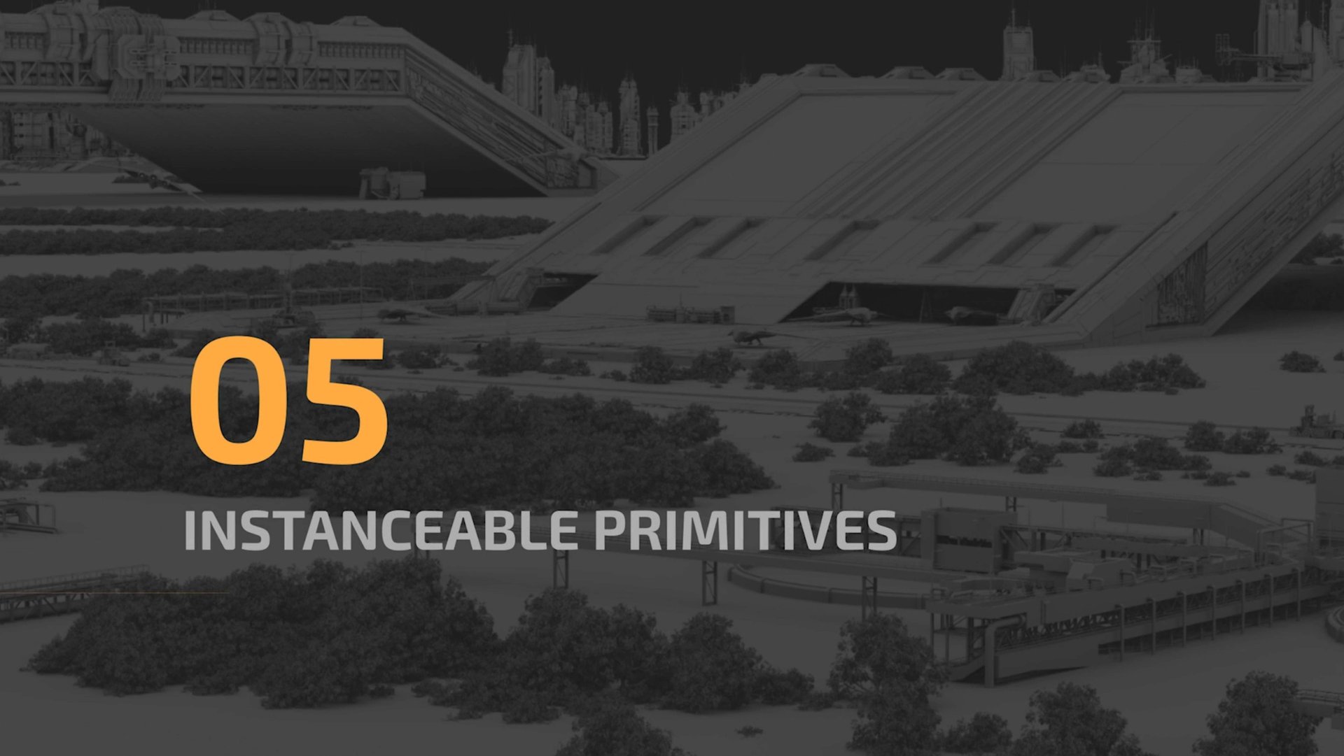 Week 05 - 05 Instanceable Primitives - Cinematic Lighting In Houdini