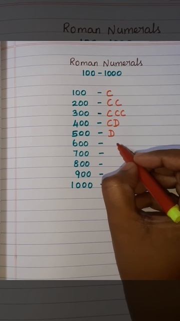 Roman Numerals C (100) to M (1000) | Roman Numerals смотреть онлайн