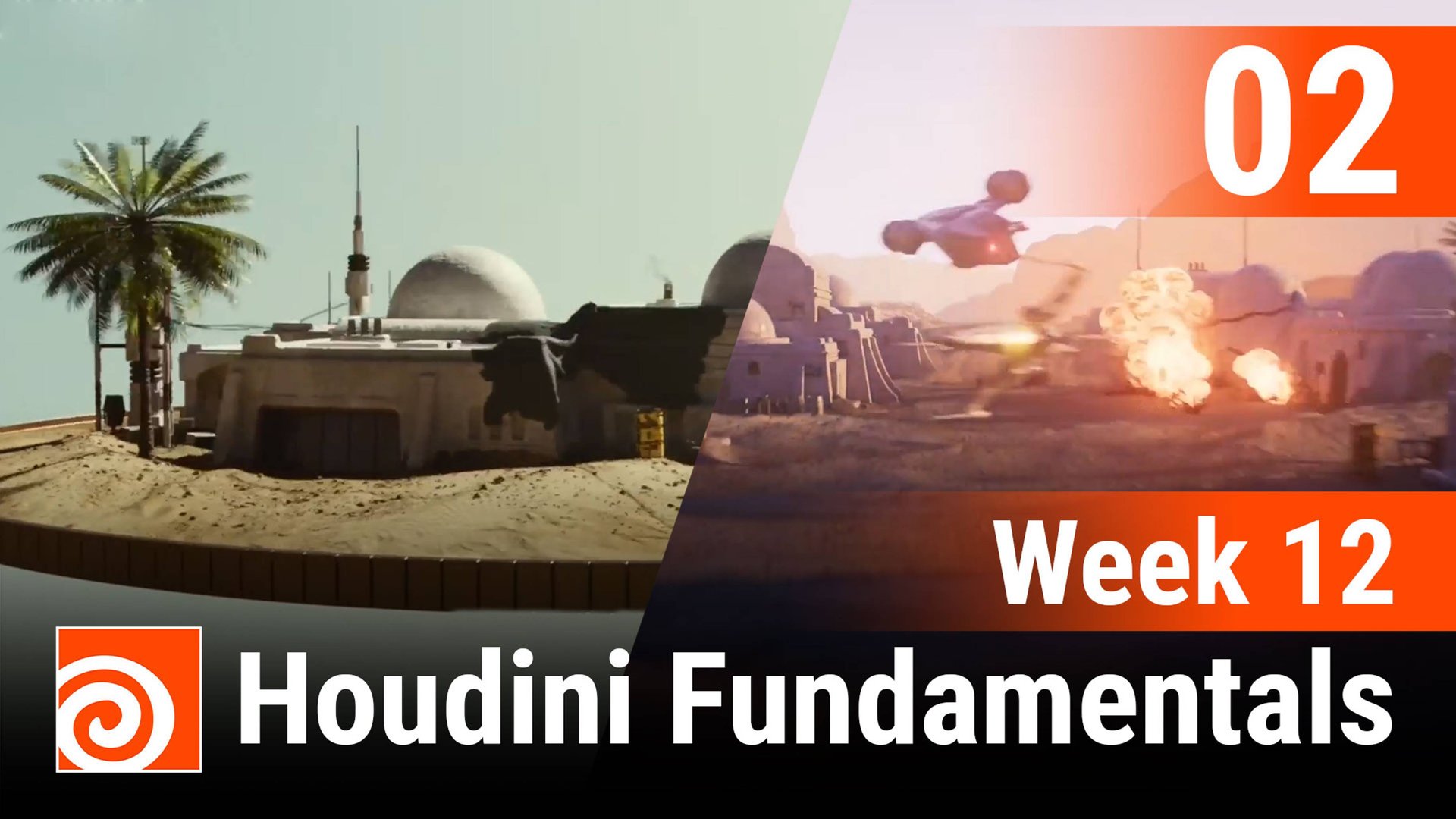 Week 12 - 002 - turntable camera setup - Houdini Fundament смотреть онлайн