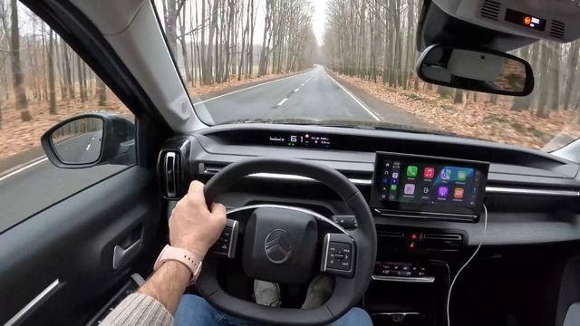 2025 Citroen C3 (1.2 100 Hp) (1.2 Hybrid 136 Hp) POV Test Drive  Обзор и Тест драйв