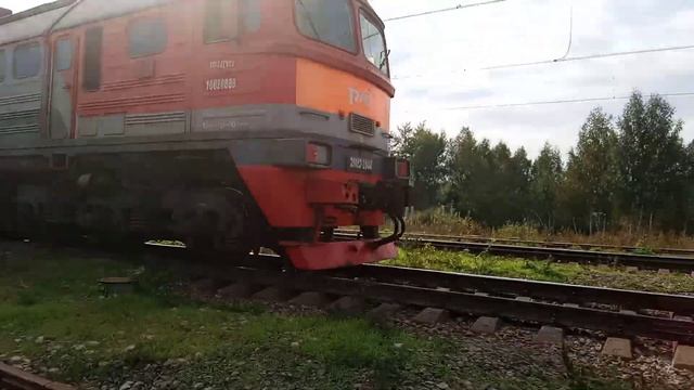 тепловоз 2м62у с хозяйственным поездом смотреть онлайн