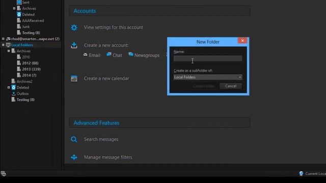 How to move your online folders to offline for storage (Thunderbird) смотреть онлайн
