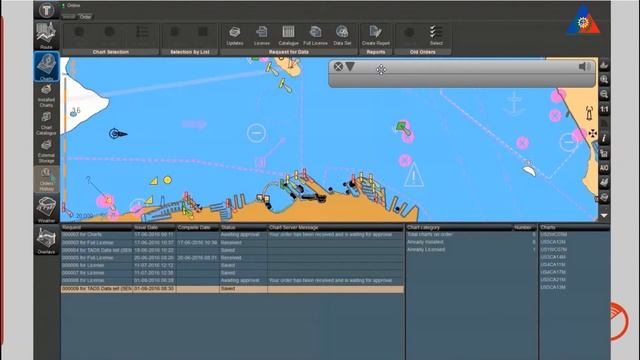 How to Use a TRANSAS Electronic Chart Display and Information System (ECDIS)? Familiarization Mod. смотреть онлайн