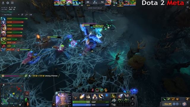 VENGEFUL SPIRIT NEW ARCANA IS HERE! Most Beautiful Effect Scepter + Manta Build Hard Gameplay Dota смотреть онлайн