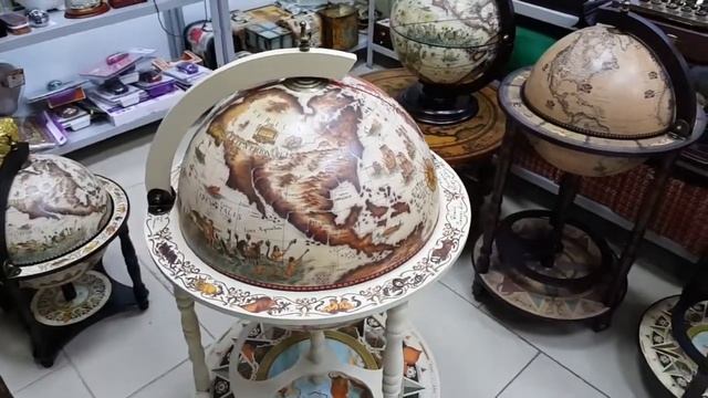 Глобус-бар напольный D=45 см, 97*55*55 см. смотреть онлайн