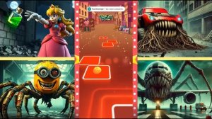 Миньоны Монстр-паук 🆚Марио Монстр-паук 🆚 Молния Маккуин бензопила 🆚 Зараженное небо