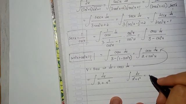 KASIK3: Integral dx/(3x^2 +2)sqrt(x^2 +1) смотреть онлайн