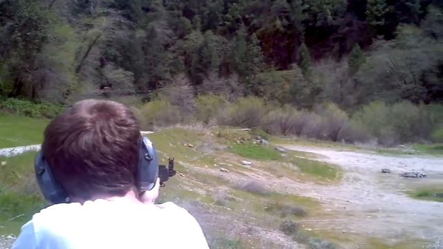 Saiga .223, first firing. смотреть онлайн