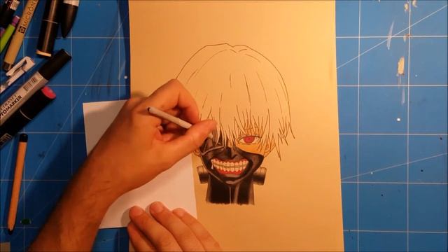 JE DESSINE KANEKI KEN [TOKYO GHOUL] смотреть онлайн