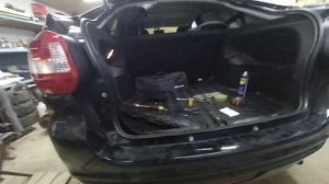 Установил парктроники на лада гранта лифтбек