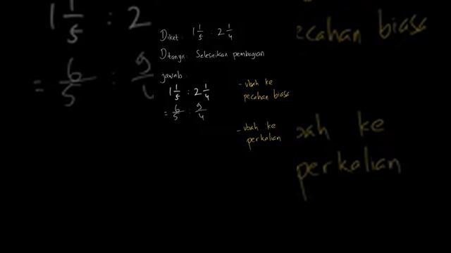 Selesaikan pembagian berikut. 1\frac{1}{... | Pintar Matemati | Kelas 5 | 6 | Matematika смотреть онлайн