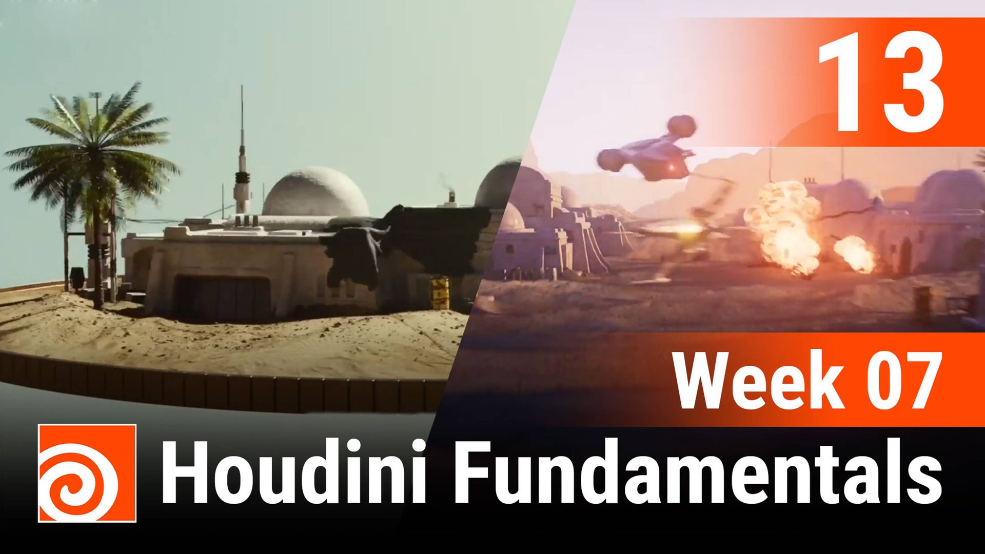 Week 07 - 13 - RBDs Additional Building And Hieghtfield Collisions - Houdini Fundamentals