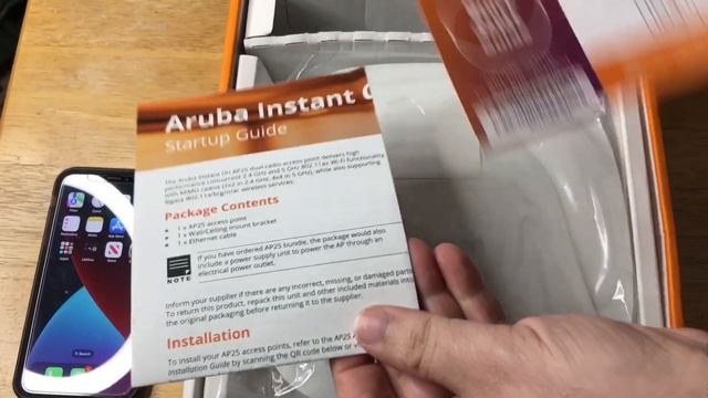 Aruba Instant On AP25 Access Point WiFi Certified 6 With 4x4 Unboxing смотреть онлайн